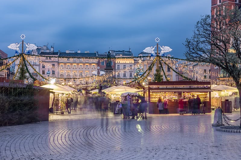 Vánoční trhy Rynek Glowny