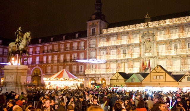 Madrid vánoční trhy