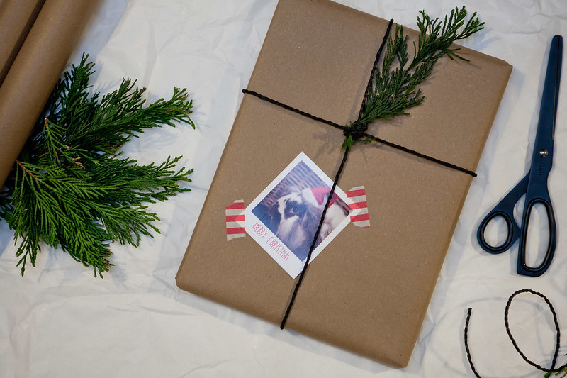 Vetvičky a šišky na darčekoch