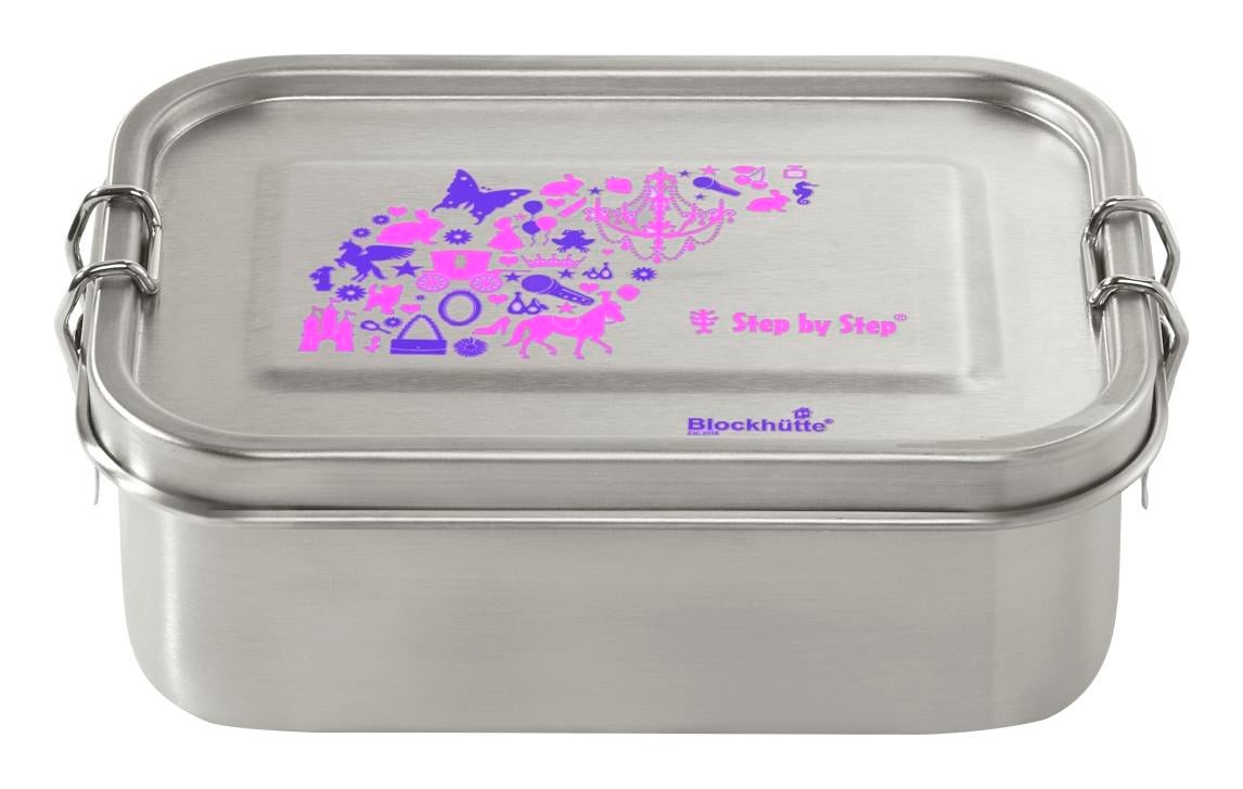 Desiatovy box Hama Stainless Steel Lunch Box Purple/Pink