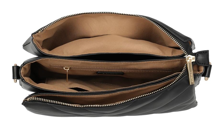 Dámska kabelka Travelite BARBARA Cozy Crossbody Bag Trio Black – Obrázok 6