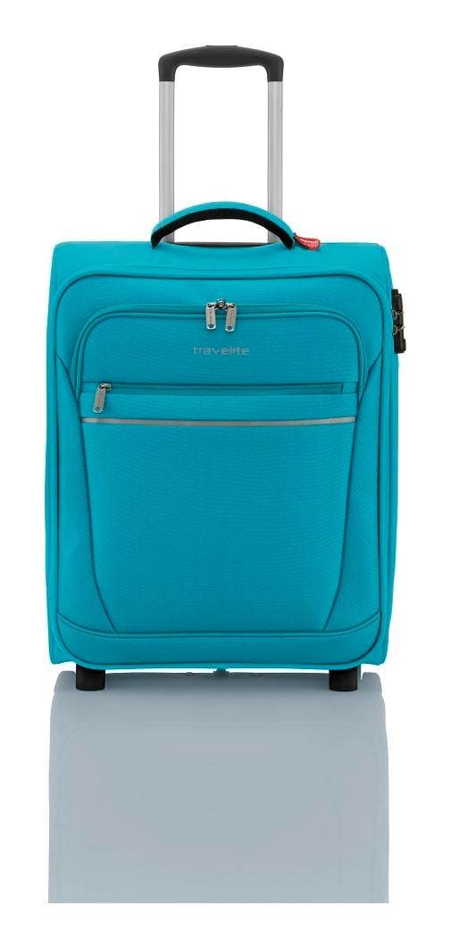 Kufor do lietadla 55x40x20 Travelite Cabin 2w S Turquoise