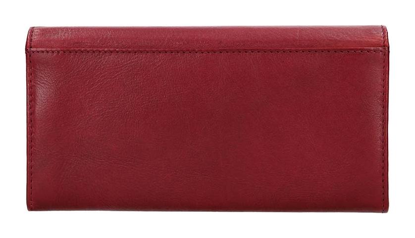 Dámska kožená peňaženka Lagen 50400 Red/Black