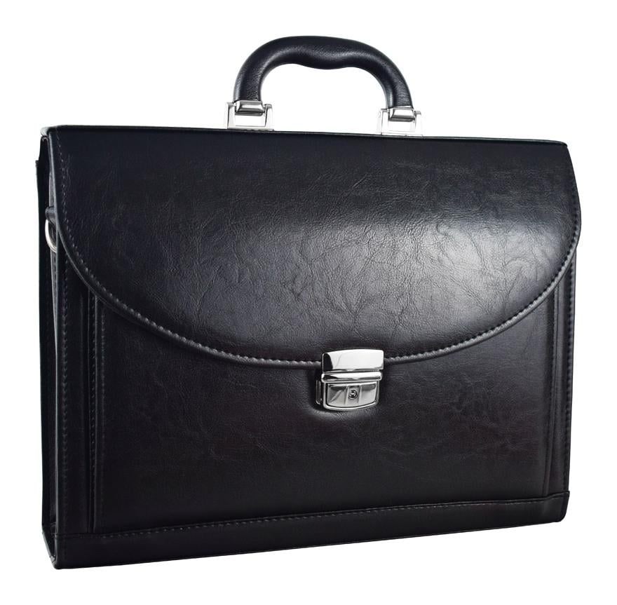 Pánska aktovka REAbags 9004-TR Čierna/nikel