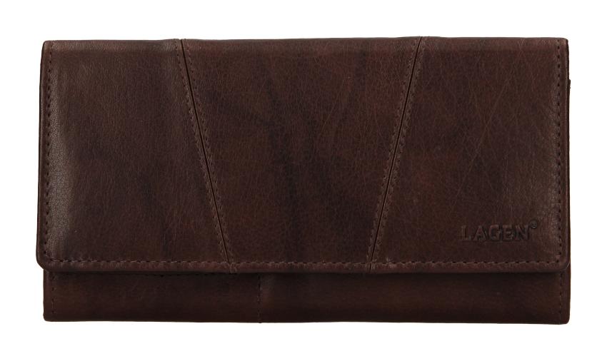 Dámska kožená peňaženka Lagen PWL-388 Brown
