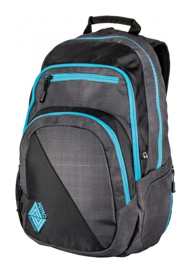 Študentský batoh Nitro Stash Blue trims