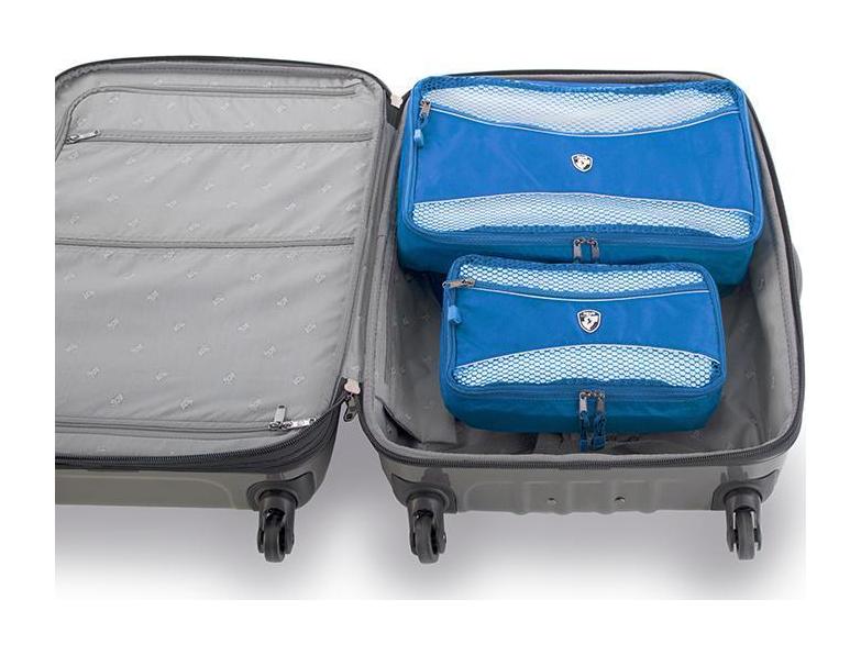 Cestovne organizery Heys Eco Packing Cube 5pc Set II Blue – Obrázok 5