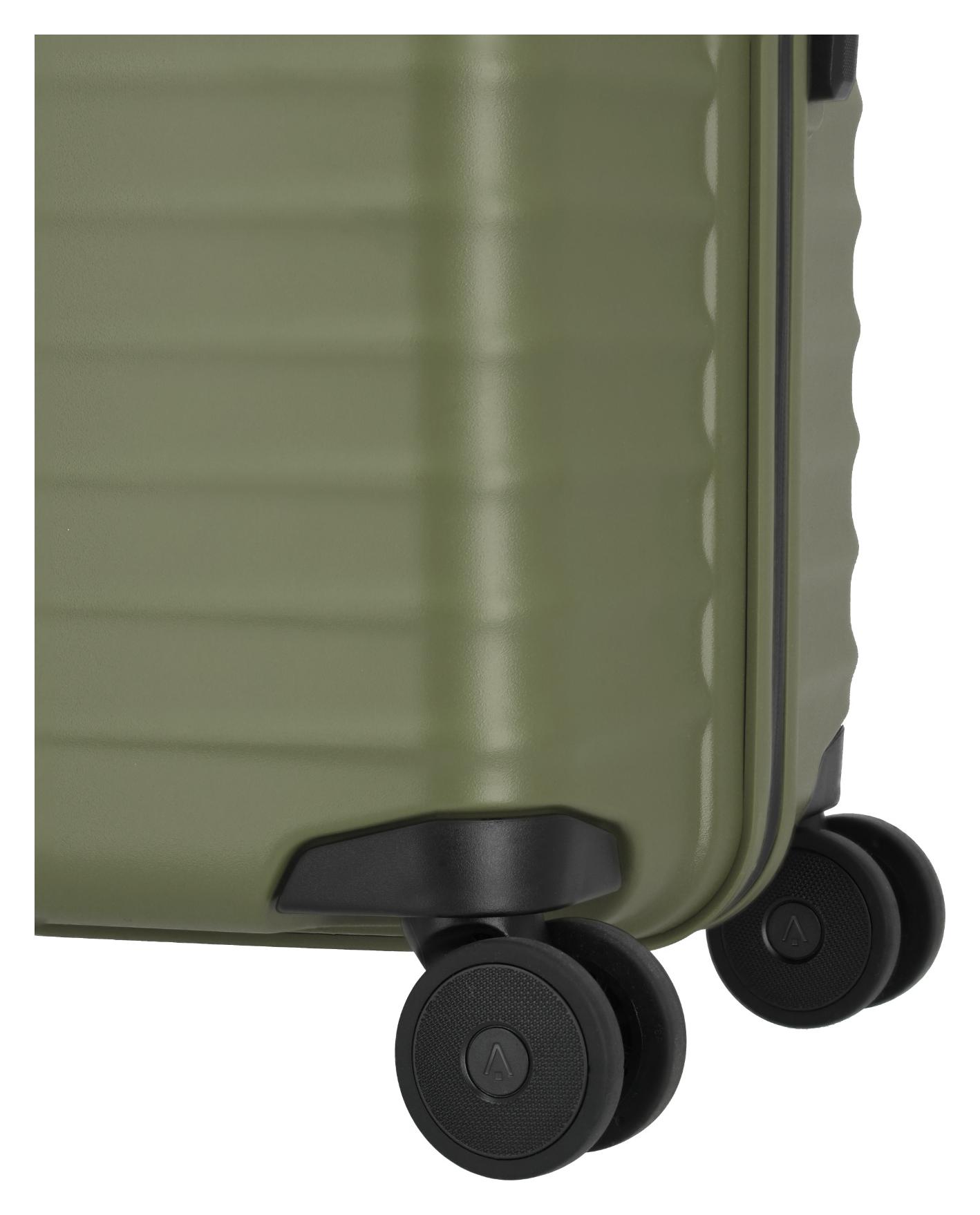 Veľký škrupinový kufor Titan Upgrade L Forest green