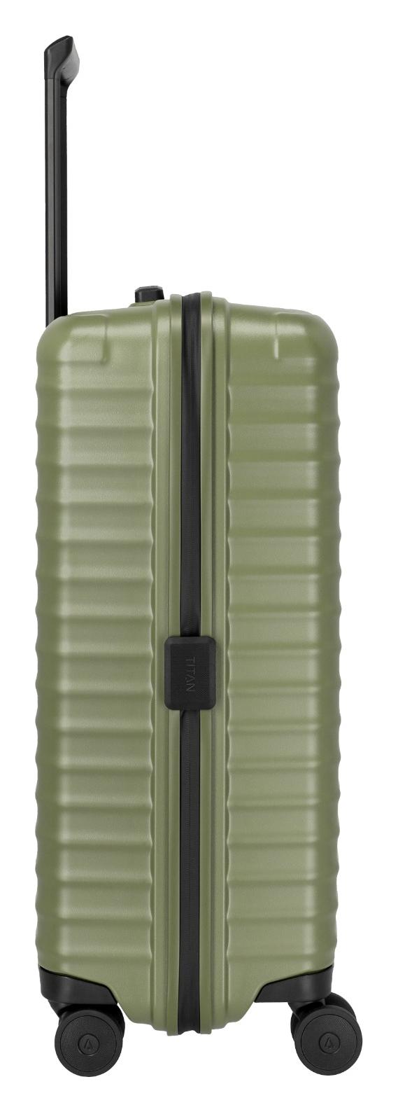 Stredný škrupinový kufor Titan Upgrade M plus Forest green – Obrázok 4