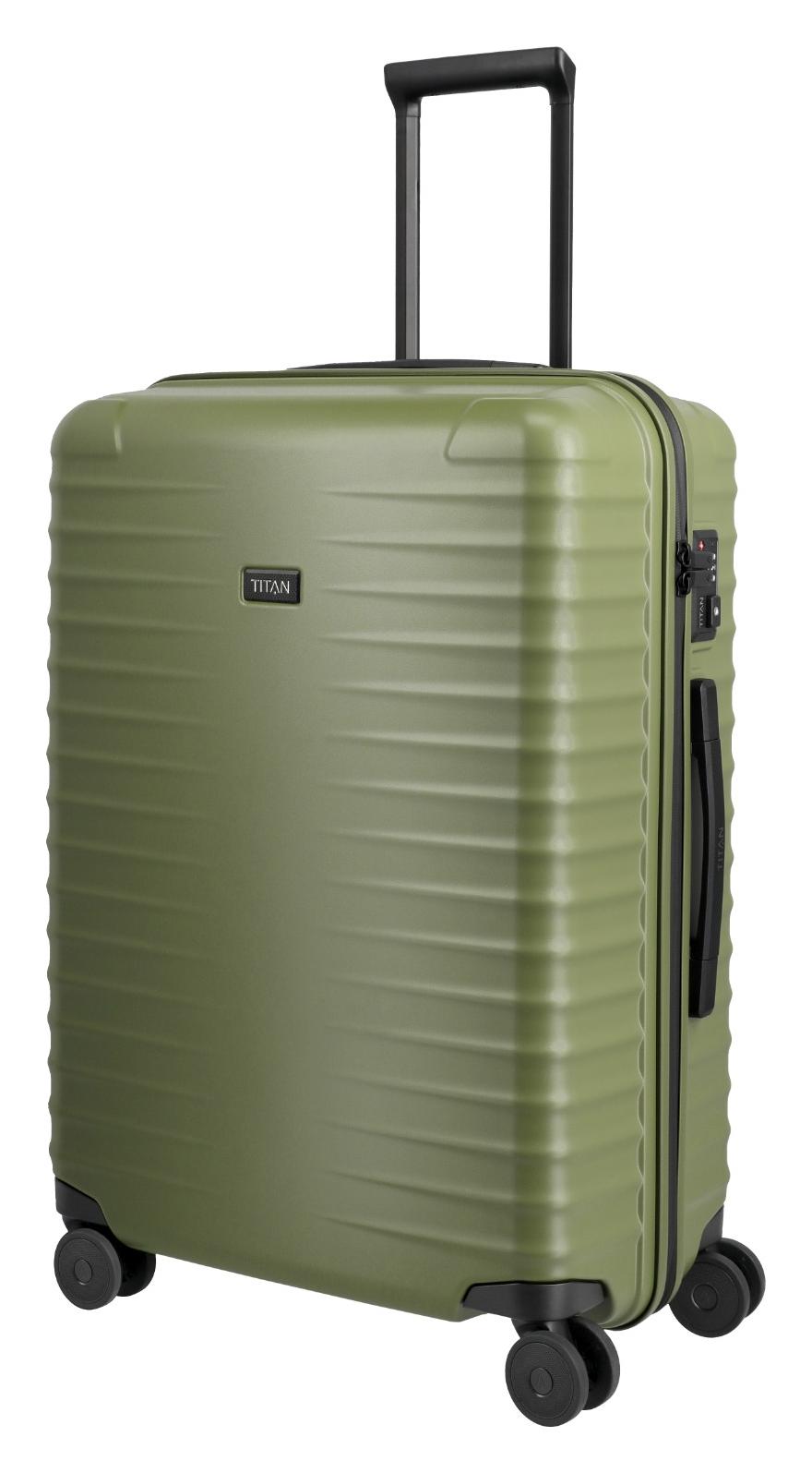 Stredný škrupinový kufor Titan Upgrade M plus Forest green – Obrázok 2