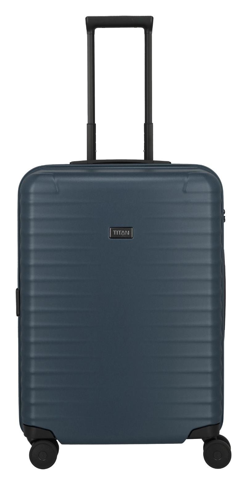 Stredný škrupinový kufor Titan Upgrade M Midnight blue