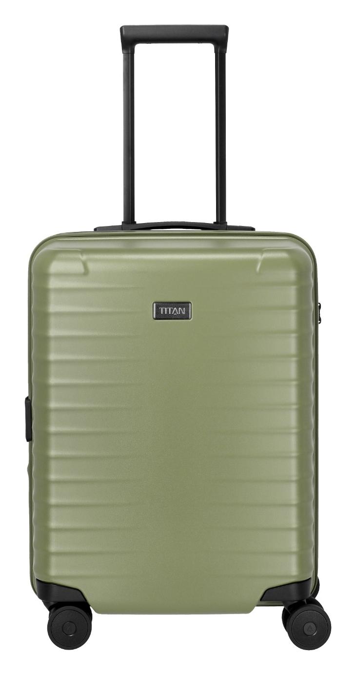 Malý škrupinový kufor Titan Upgrade S23 Forest green