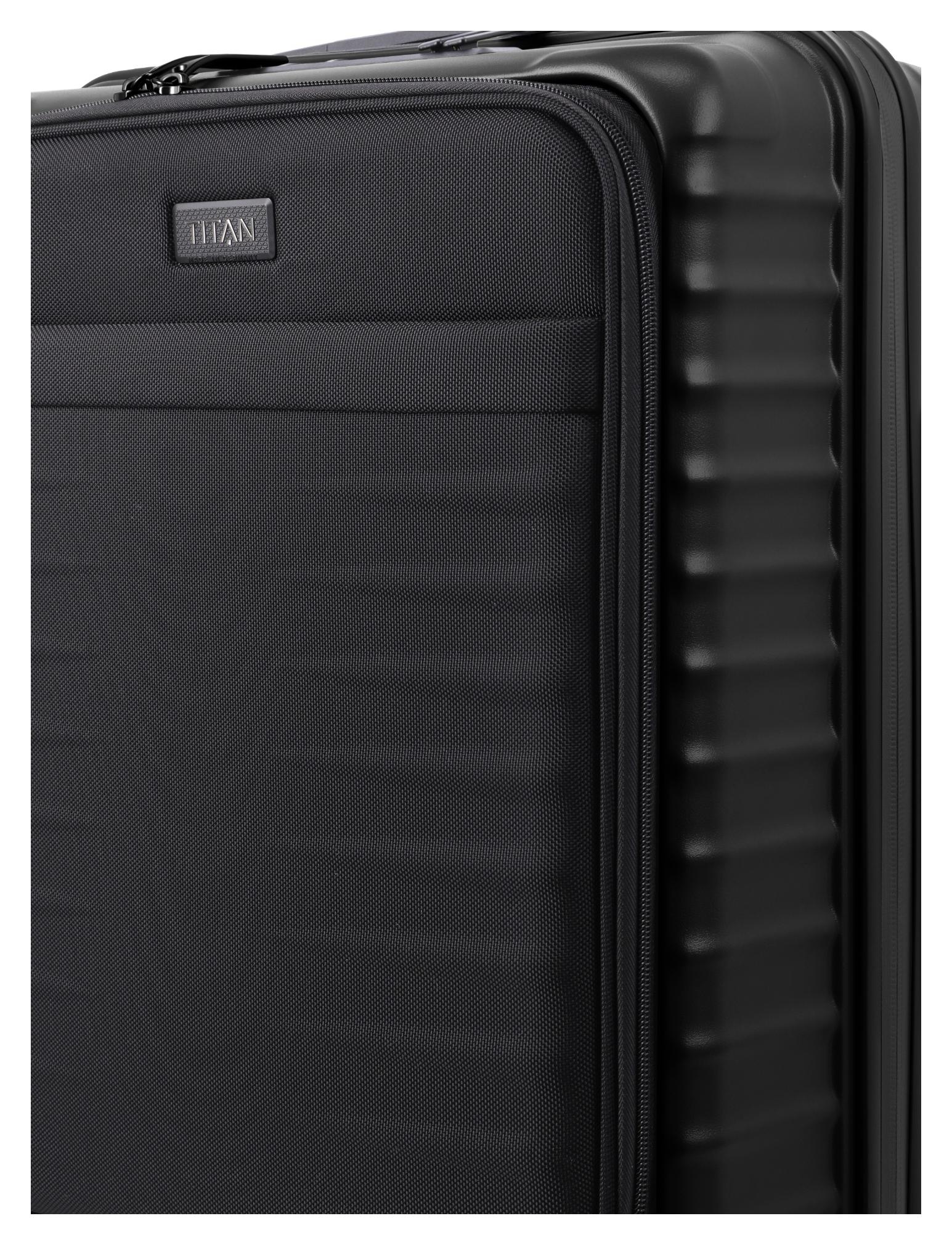 Palubný kufor na notebook Titan Upgrade S23 Front pocket Nightshade black