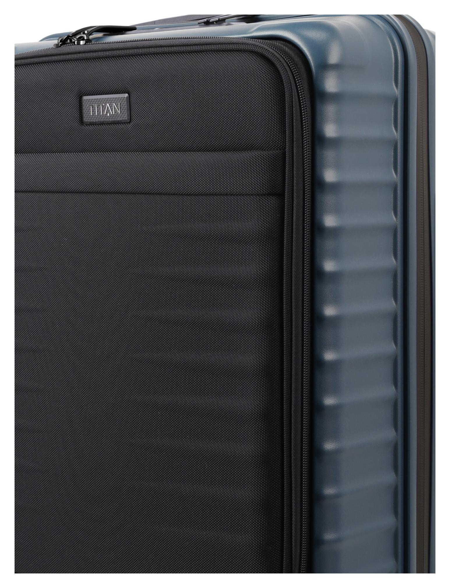 Palubný kufor na notebook Titan Upgrade S23 Front pocket Midnight blue