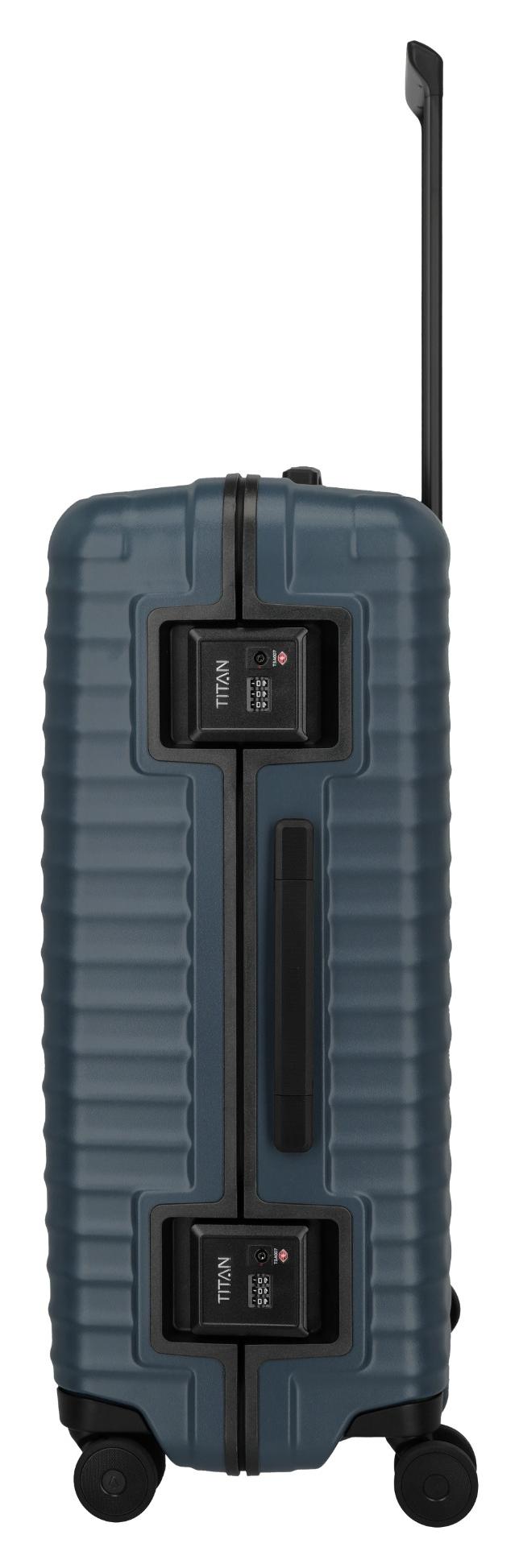 Veľký škrupinový kufor Titan Overseas L Midnight blue – Obrázok 4