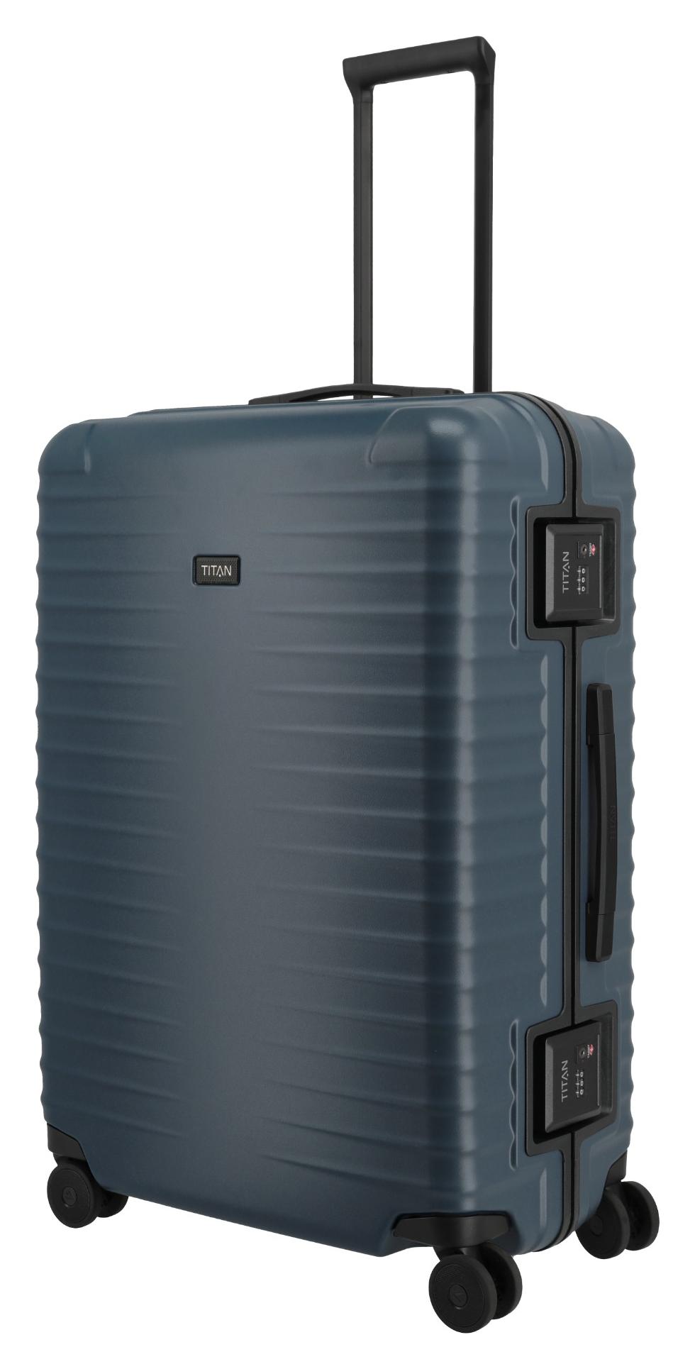 Veľký škrupinový kufor Titan Overseas L Midnight blue – Obrázok 2