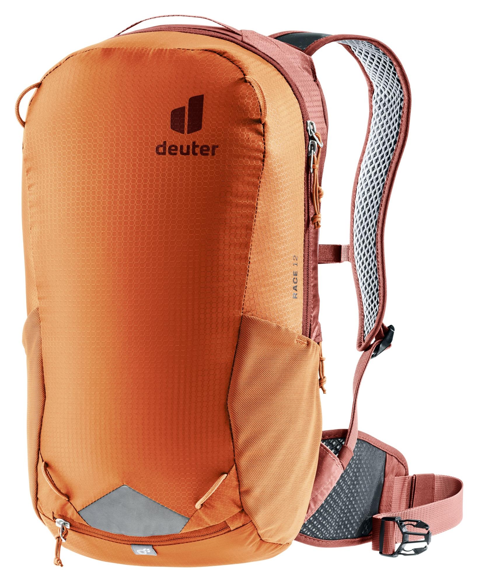 Batoh na bicykel Deuter Race 12 Chestnut-Redwood