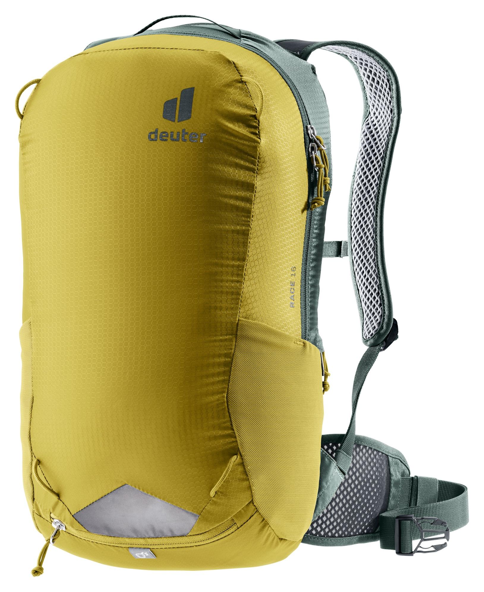 Batoh na bicykel Deuter Race 16 Turmeric-Ivy