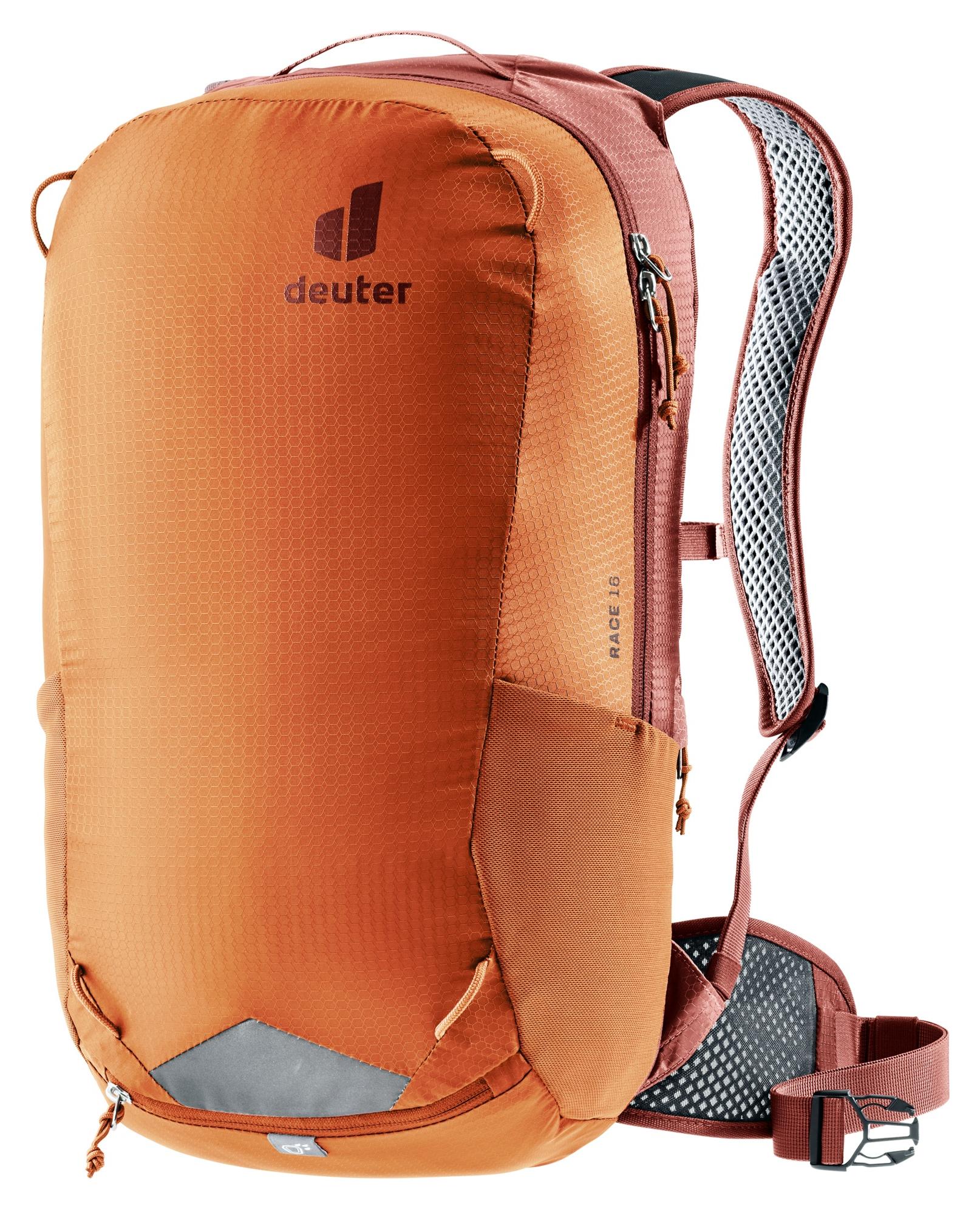 Batoh na bicykel Deuter Race 16 Chestnut-Redwood