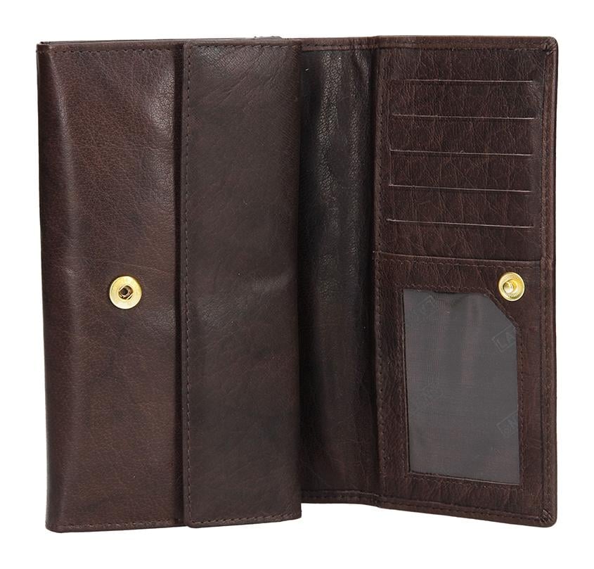 Dámska kožená peňaženka Lagen V62 Dark brown Dámska kožená peňaženka Lagen V62 Dark brown