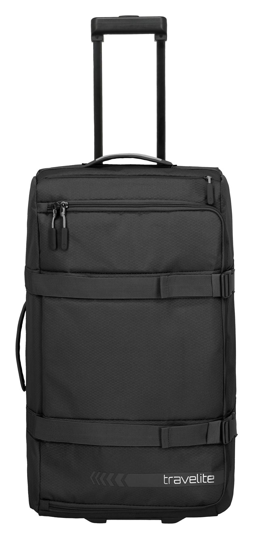 Cestovná taška na kolieskach Travelite Kick Off Wheeled Duffle L Black Cestovná taška na kolieskach Travelite Kick Off Wheeled Duffle L Black