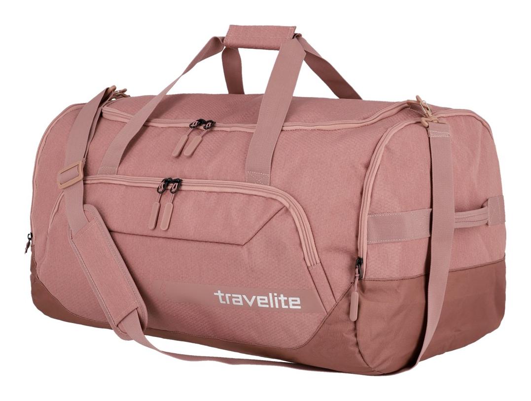 Športová taška Travelite Kick Off Duffle L Rosé