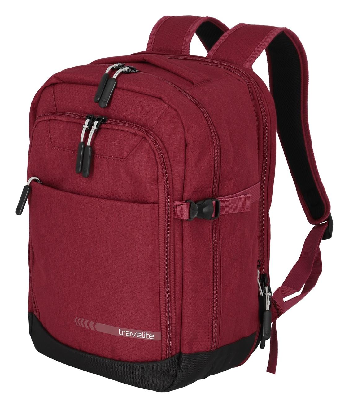 Batoh do lietadla 40x20x25 Travelite Kick Off Cabin Backpack Red