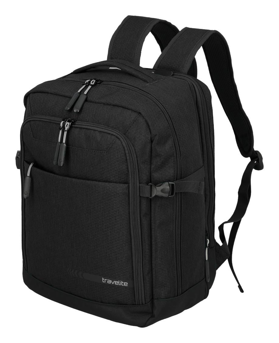Batoh do lietadla 40x30x20 Travelite Kick Off Backpack Cabin new Size Black