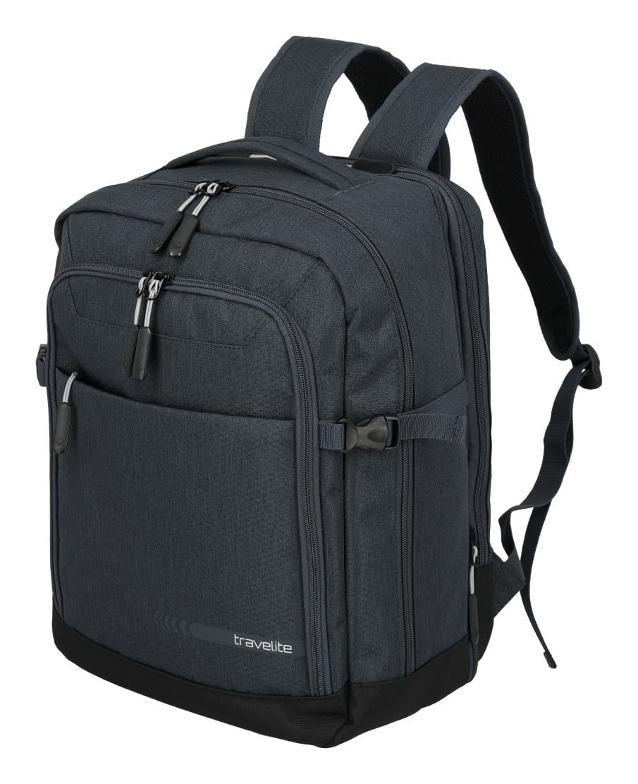 Batoh do lietadla 40x30x20 Travelite Kick Off Backpack Cabin new Size Anthracite