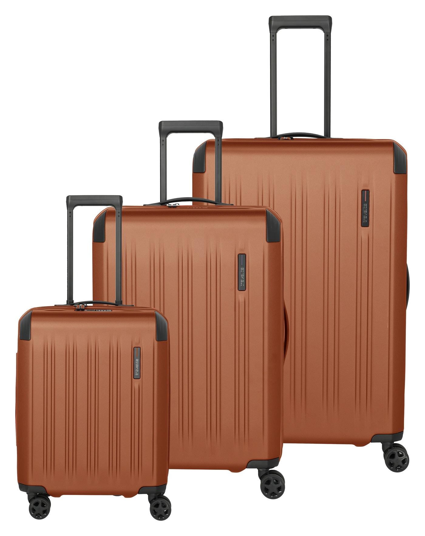 Sada cestovných kufrov Travelite Dynamiic S,M,L exp Copper
