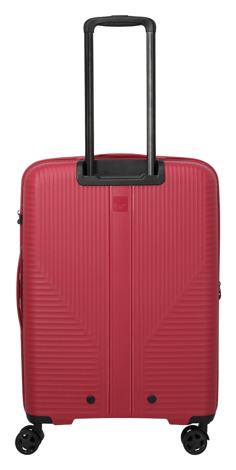 Stredný kufor na kolieskach Travelite Air Stripe M Red