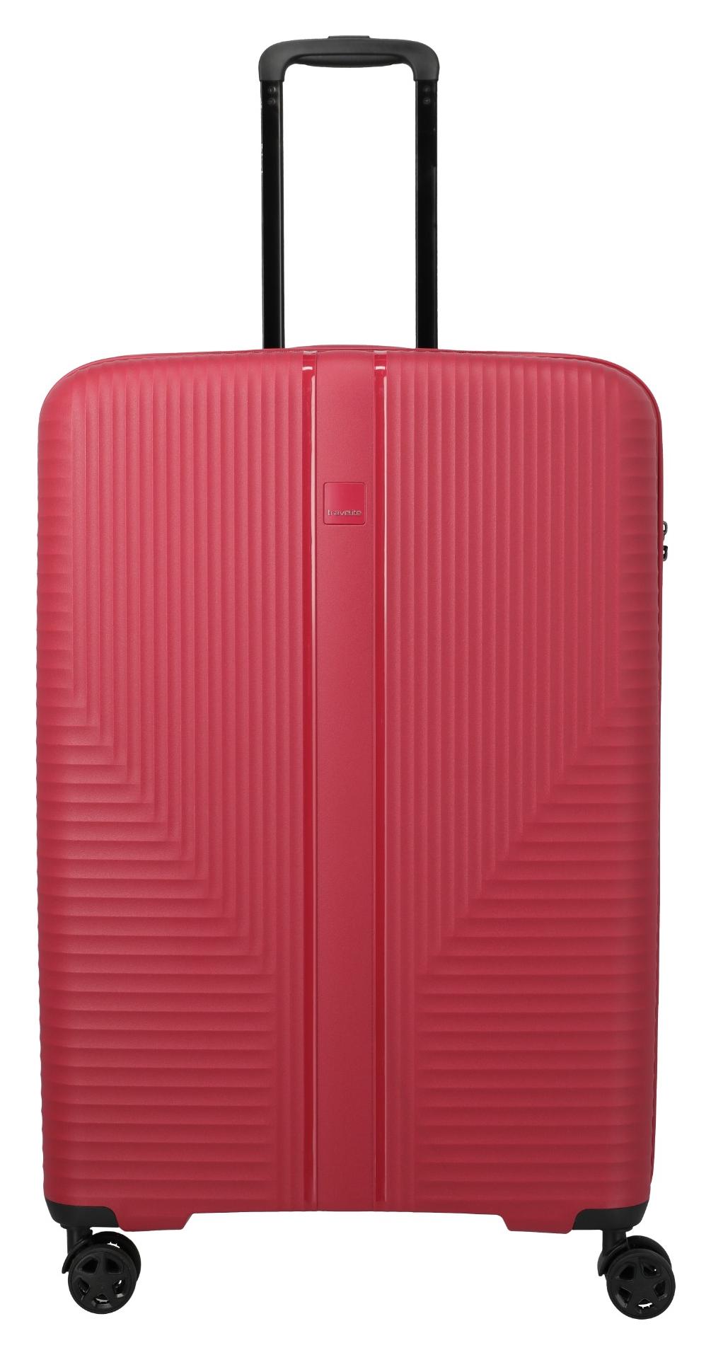 Veľký škrupinový kufor Travelite Air Stripe L Red – Obrázok 2