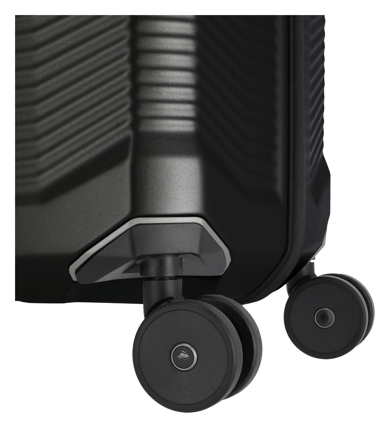 Stredný škrupinový kufor Travelite Millennium M Black