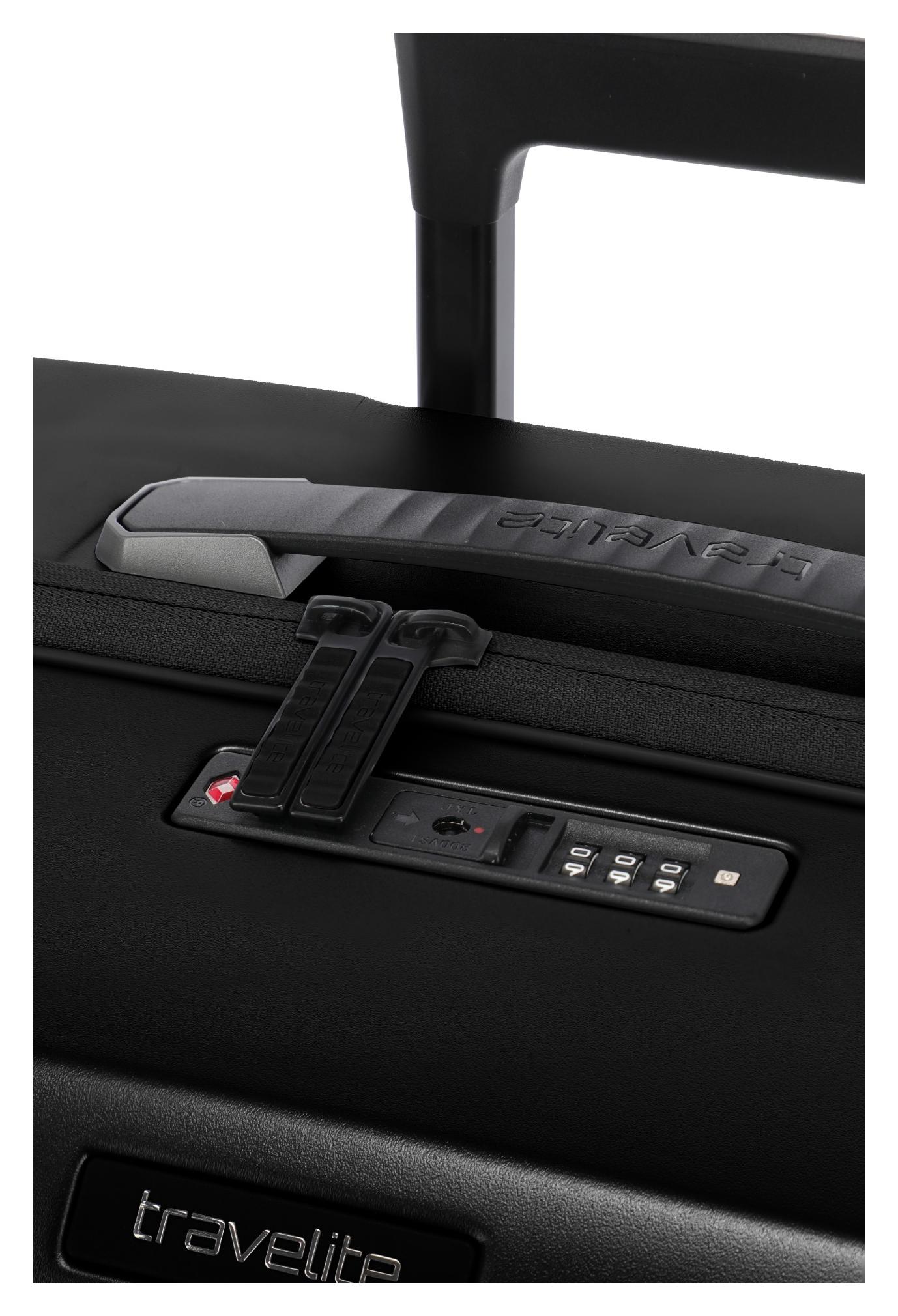 Stredný škrupinový kufor Travelite Millennium M Black – Obrázok 3