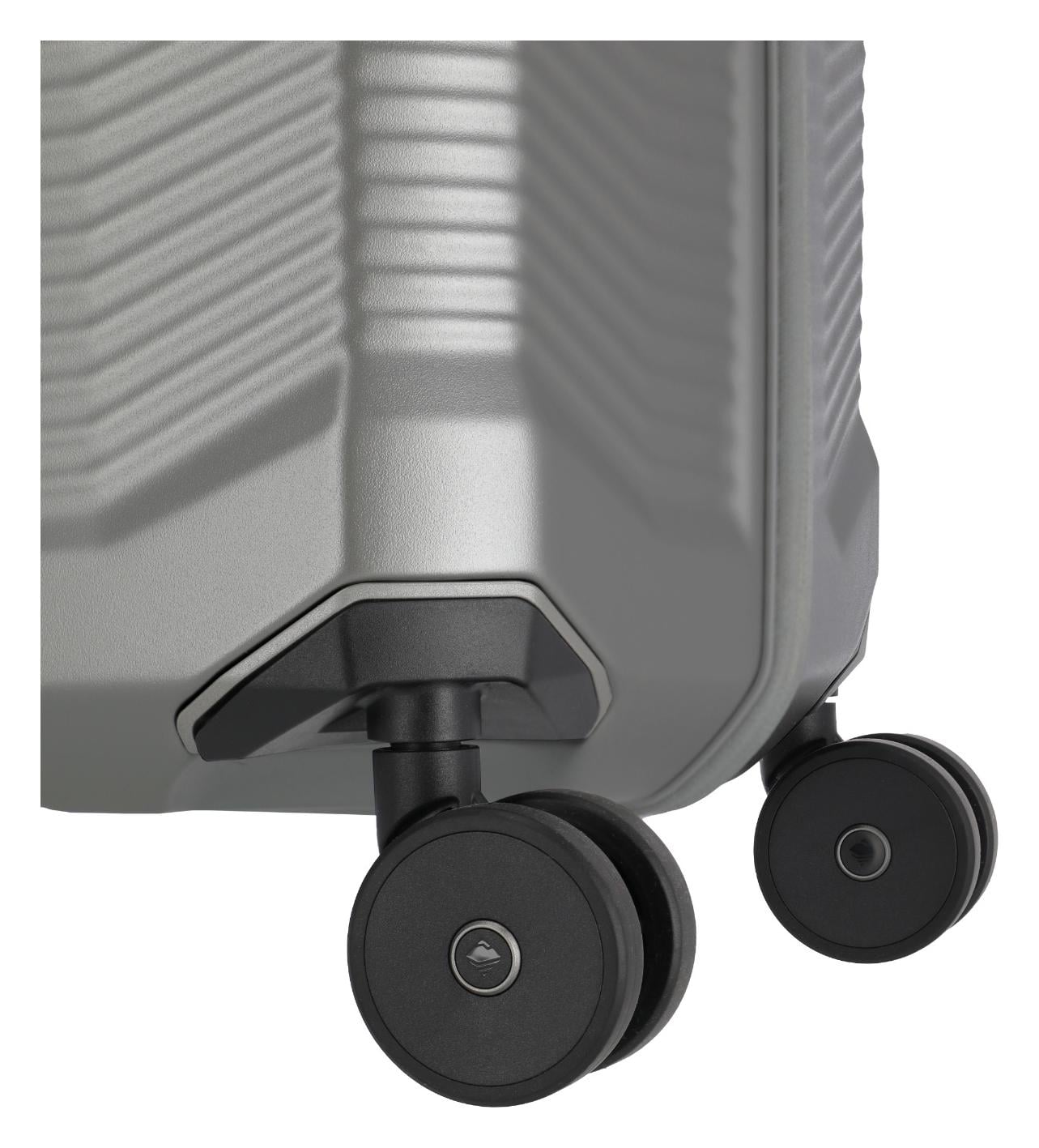 Veľký škrupinový kufor Travelite Millennium L Silver