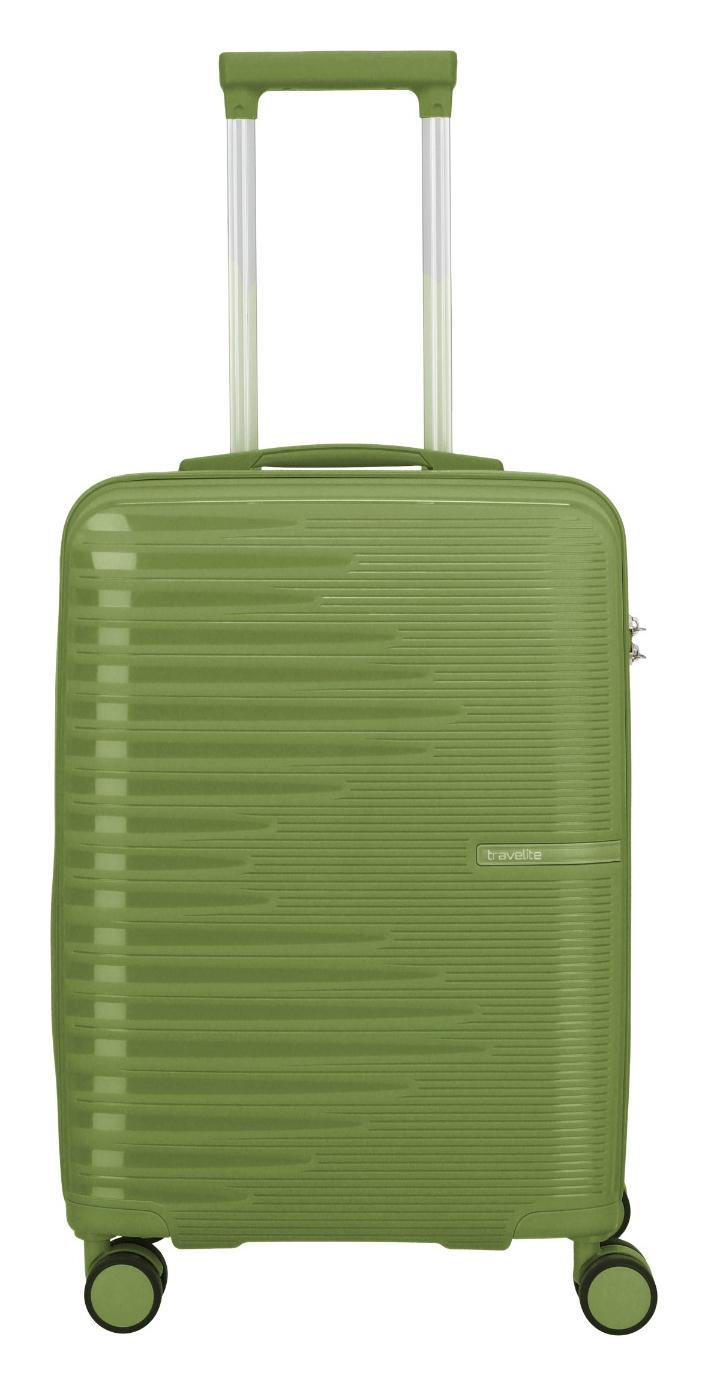 Malý škrupinový kufor Travelite Pacific S Olive