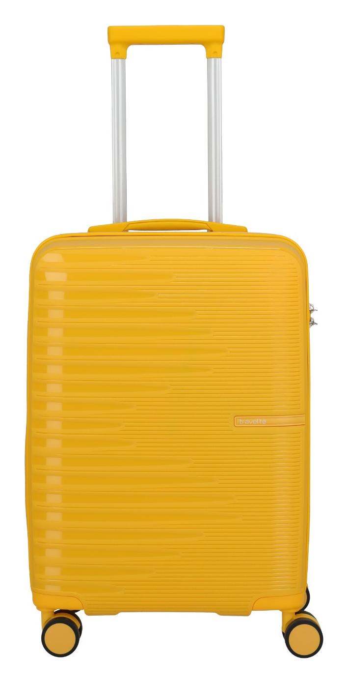 Malý škrupinový kufor Travelite Pacific S Yellow