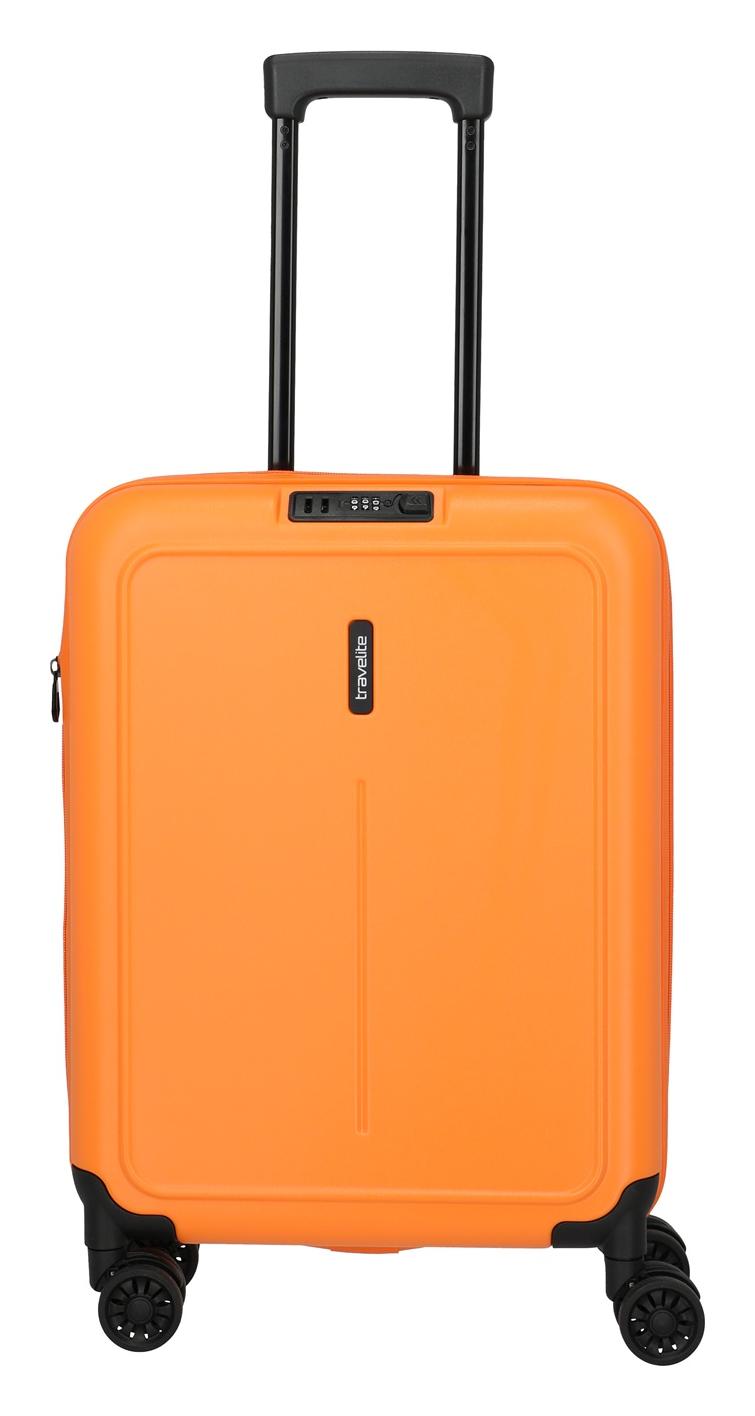 Palubný kufor Travelite Basics Foldable Trolley S Orange