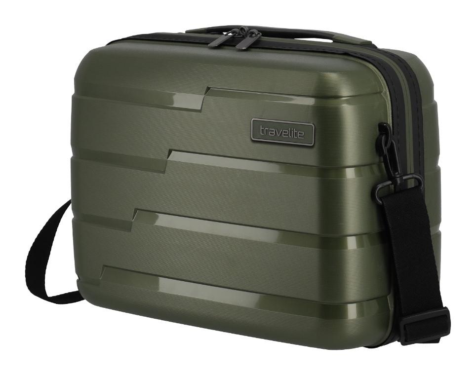 Kozmetický kufrík Travelite Air Base Beauty Case Olive