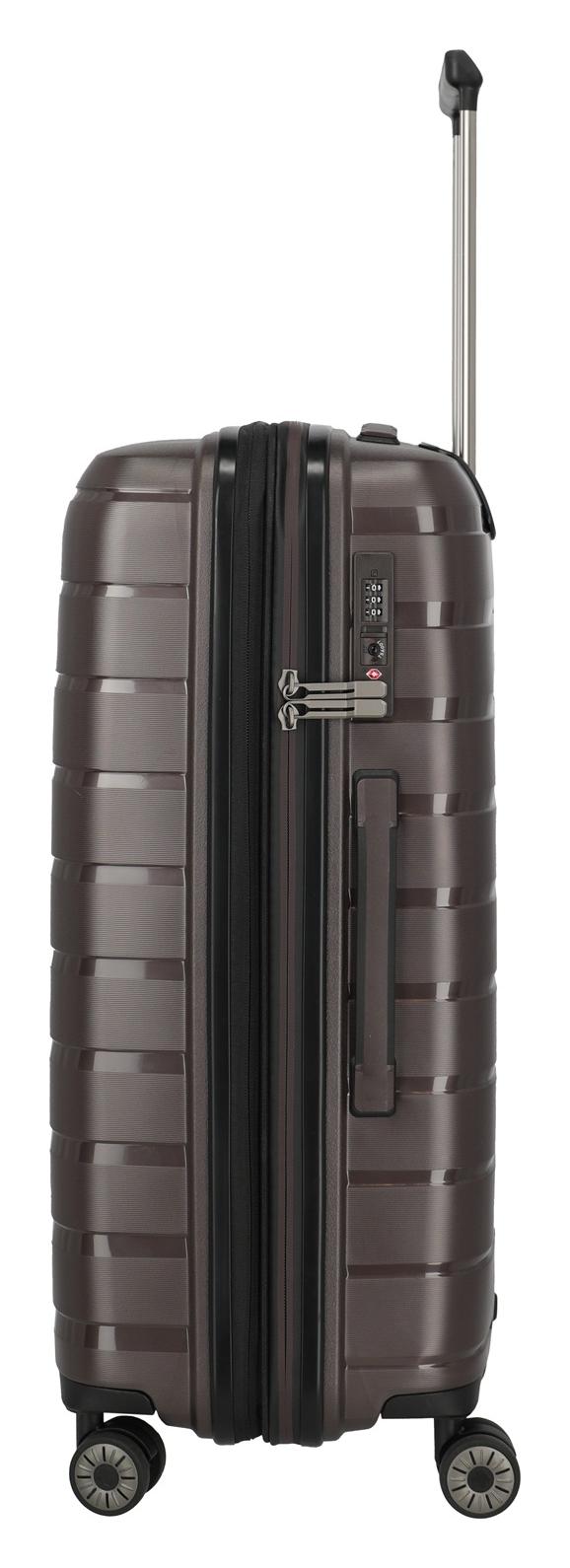 Stredný škrupinový kufor na kolieskach Travelite Air Base M Coffee – Obrázok 3