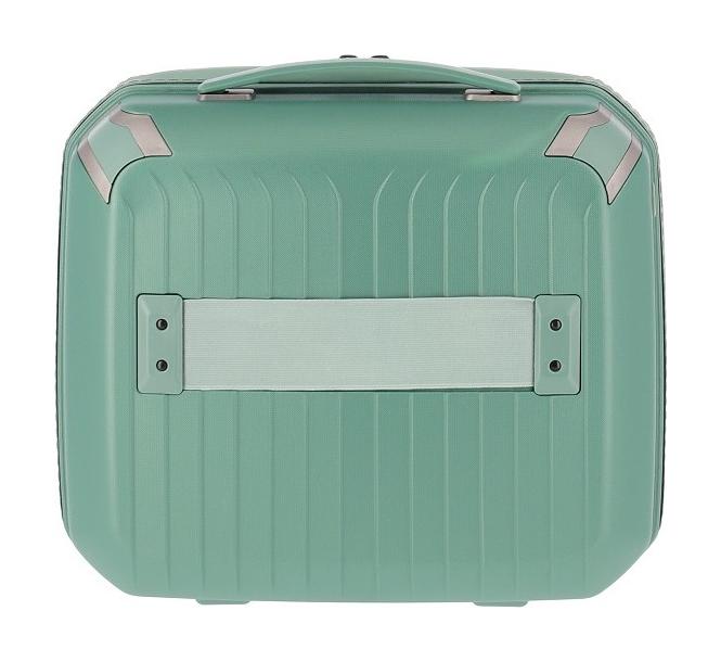Travelite Elvaa Beauty Case Green.

vynímateľné puzdro na make-up
deliaca priečka na zips
vnútorné vrecká s pružným lemom
integrovaný organizér na dokumenty a písacie potreby
čalúnená priehradka na tablet 10,5