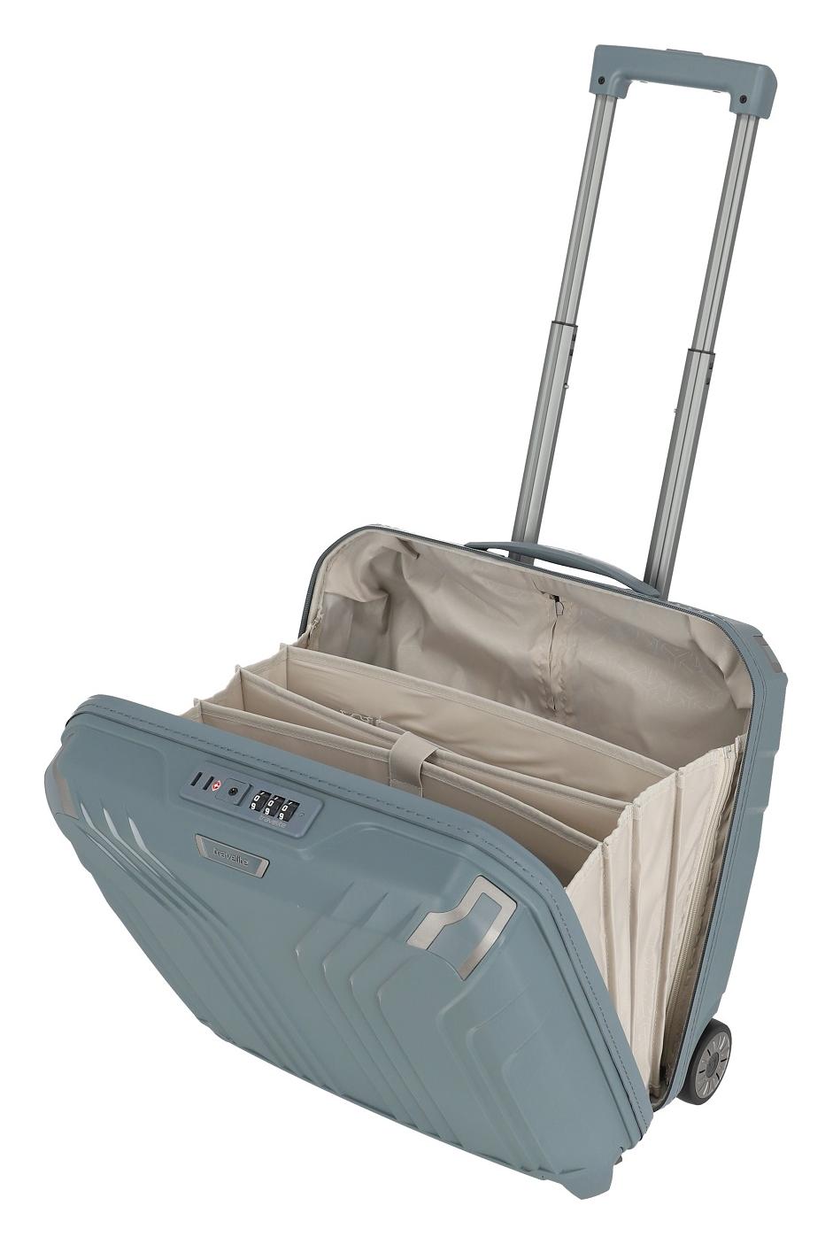 Príručný kufor Travelite Elvaa 2w Business wheeler Blue/grey – Obrázok 6