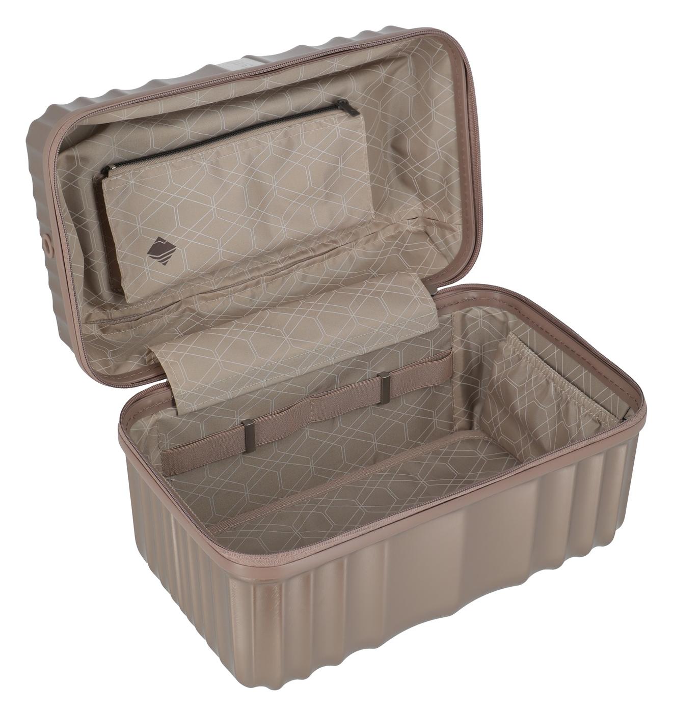 Kufrík na kozmetiku Travelite Paros Beauty Case Cappuccino – Obrázok 6