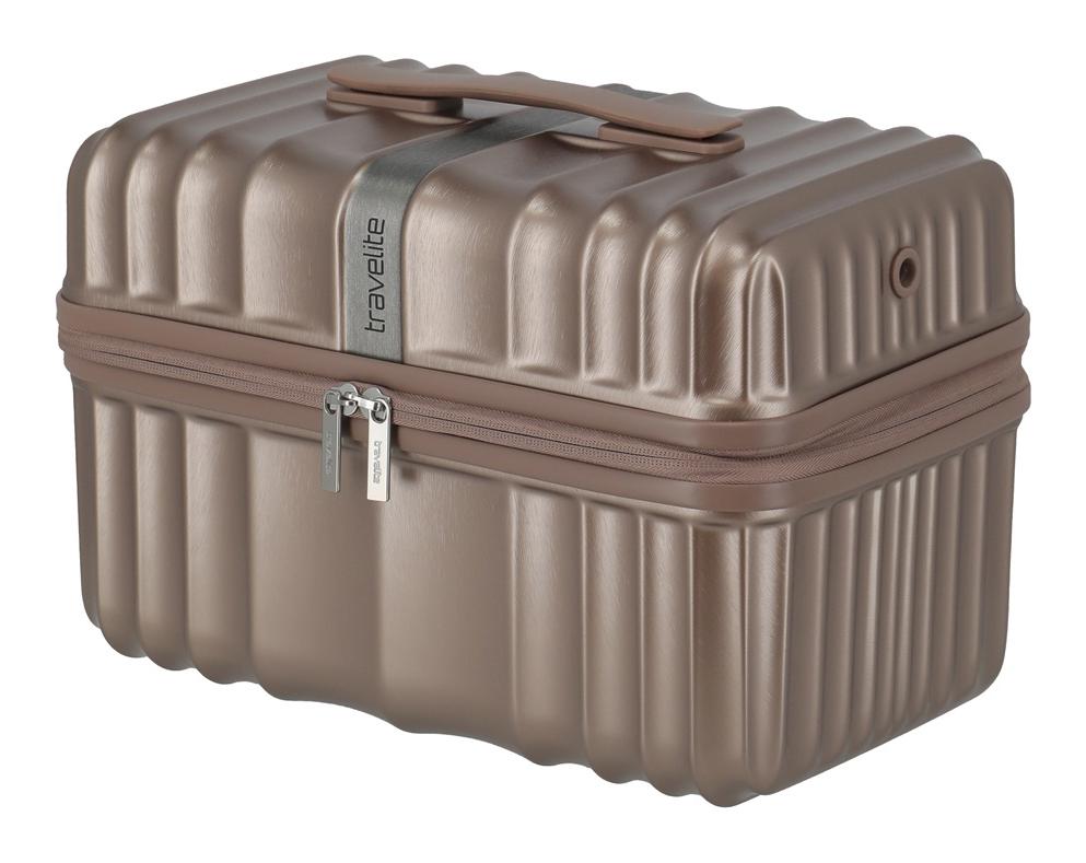 Kufrík na kozmetiku Travelite Paros Beauty Case Cappuccino – Obrázok 4