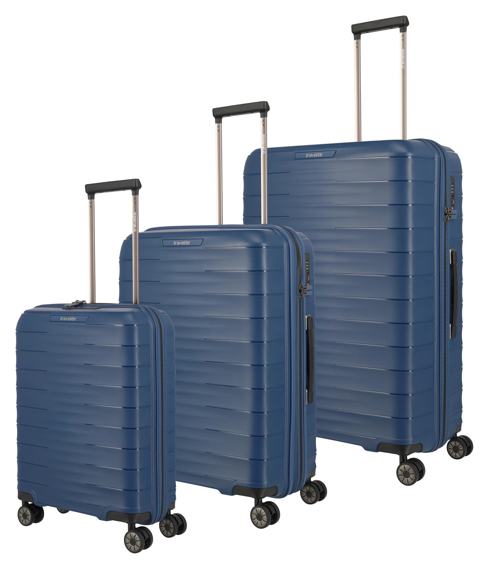 Sada cestovných kufrov Travelite Mooby S,M,L Navy