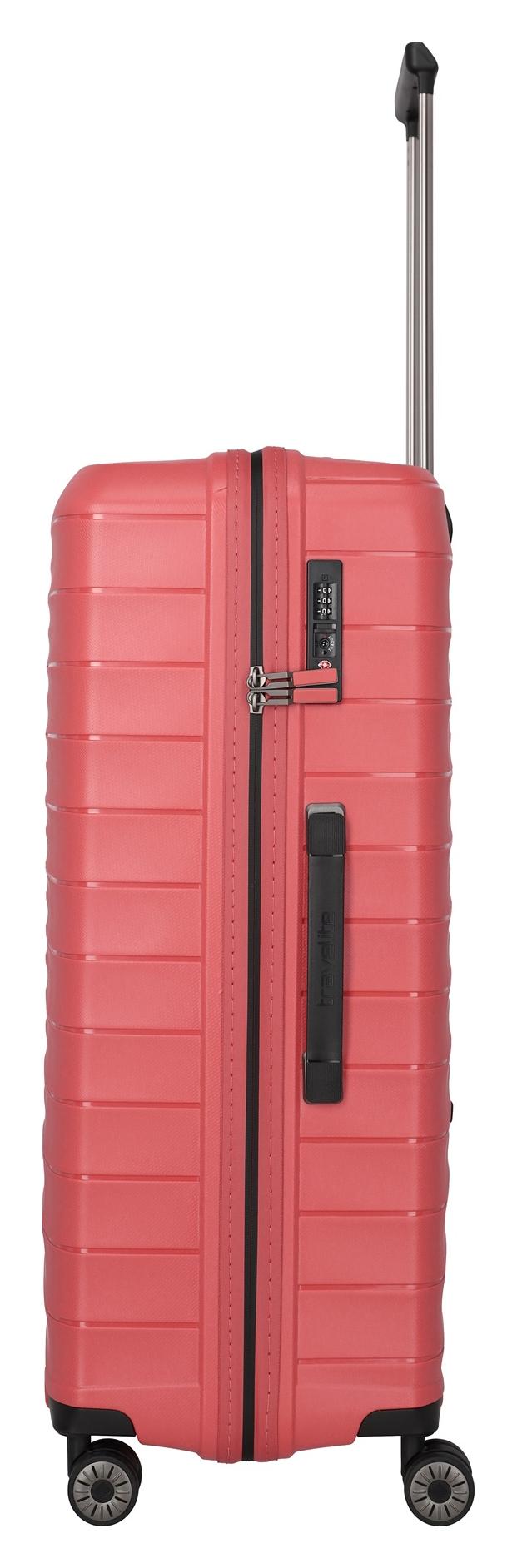 Veľký škrupinový kufor Travelite Mooby L Red – Obrázok 3