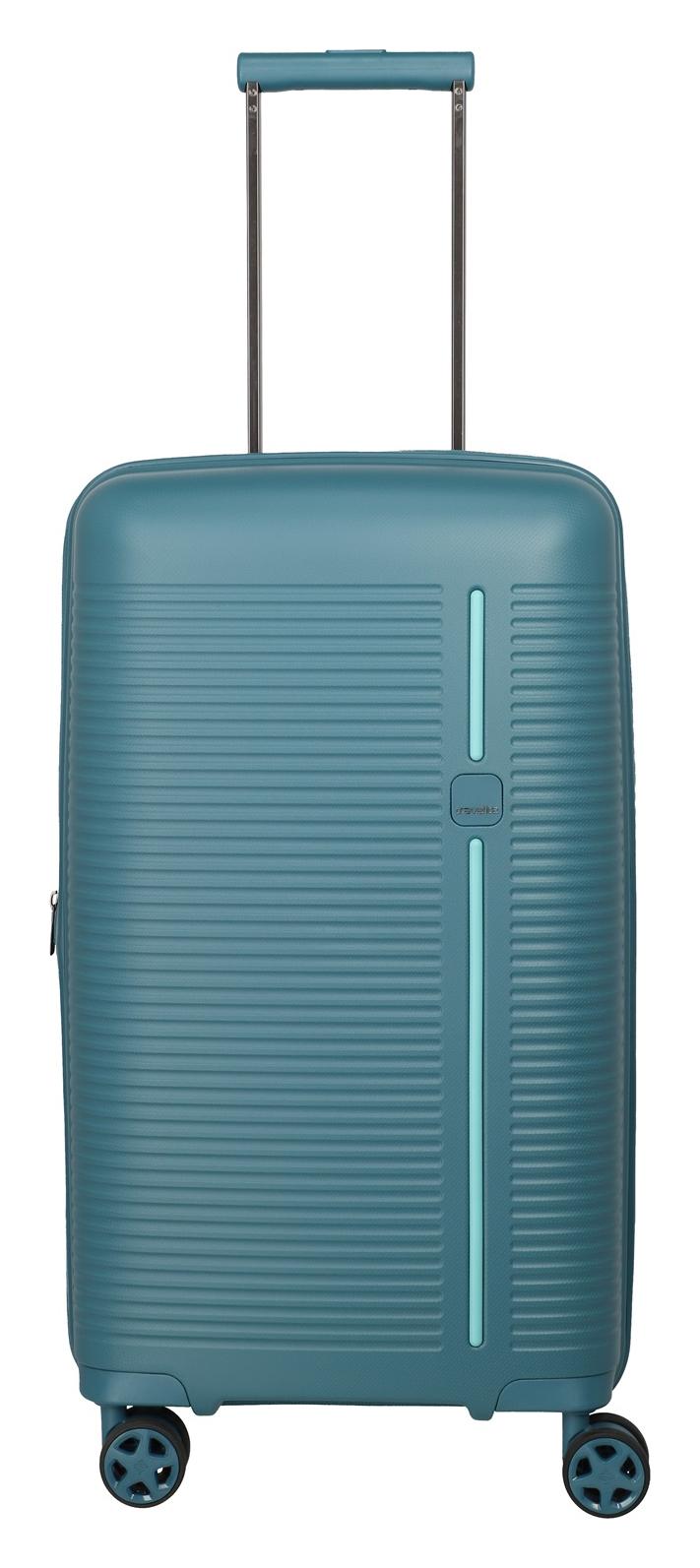 Stredný kufor na kolieskach Travelite Roomer Trunk M Aqua – Obrázok 3