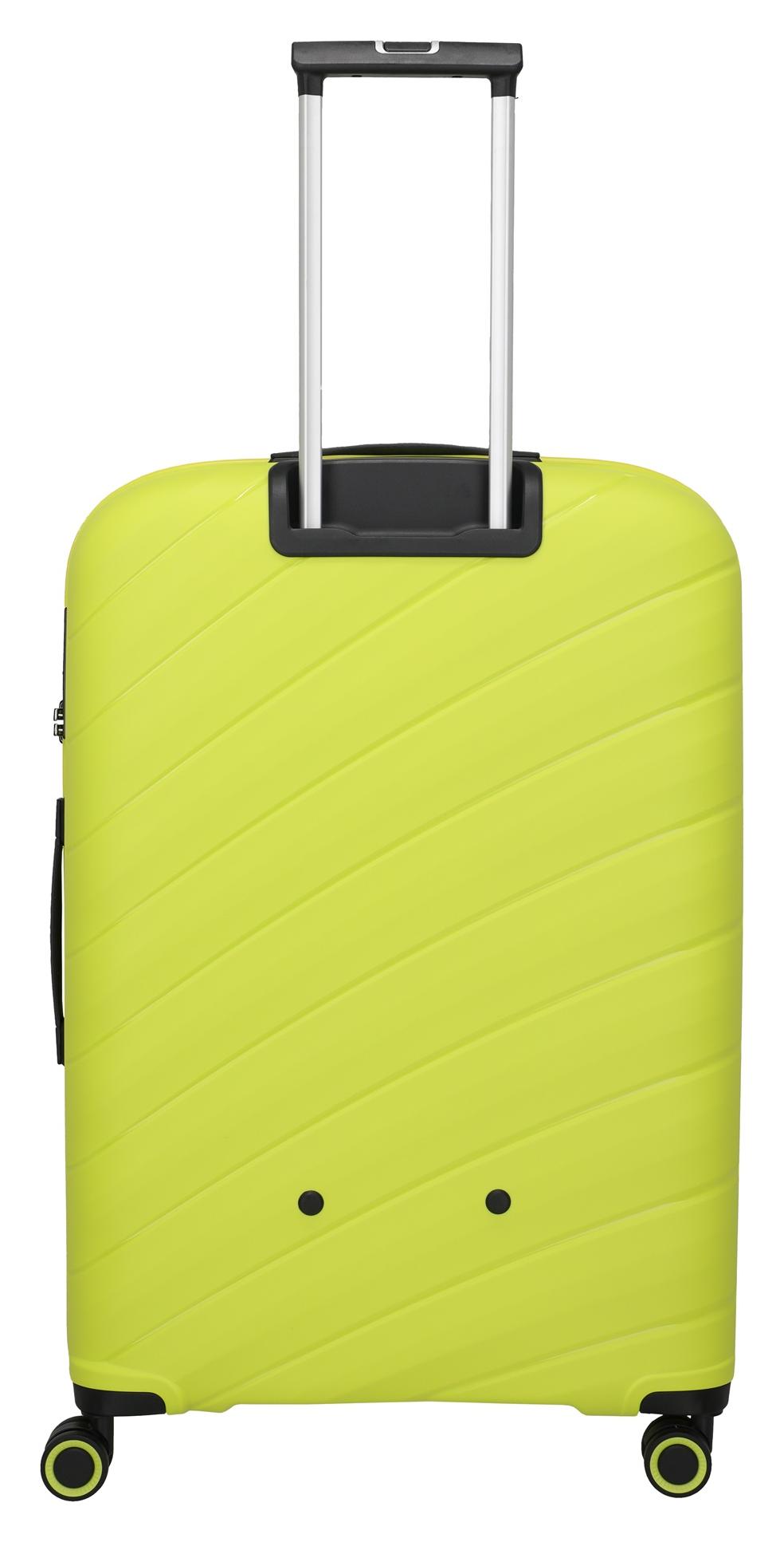 Veľký škrupinový kufor na kolieskach Travelite Burano L Apple green – Obrázok 4