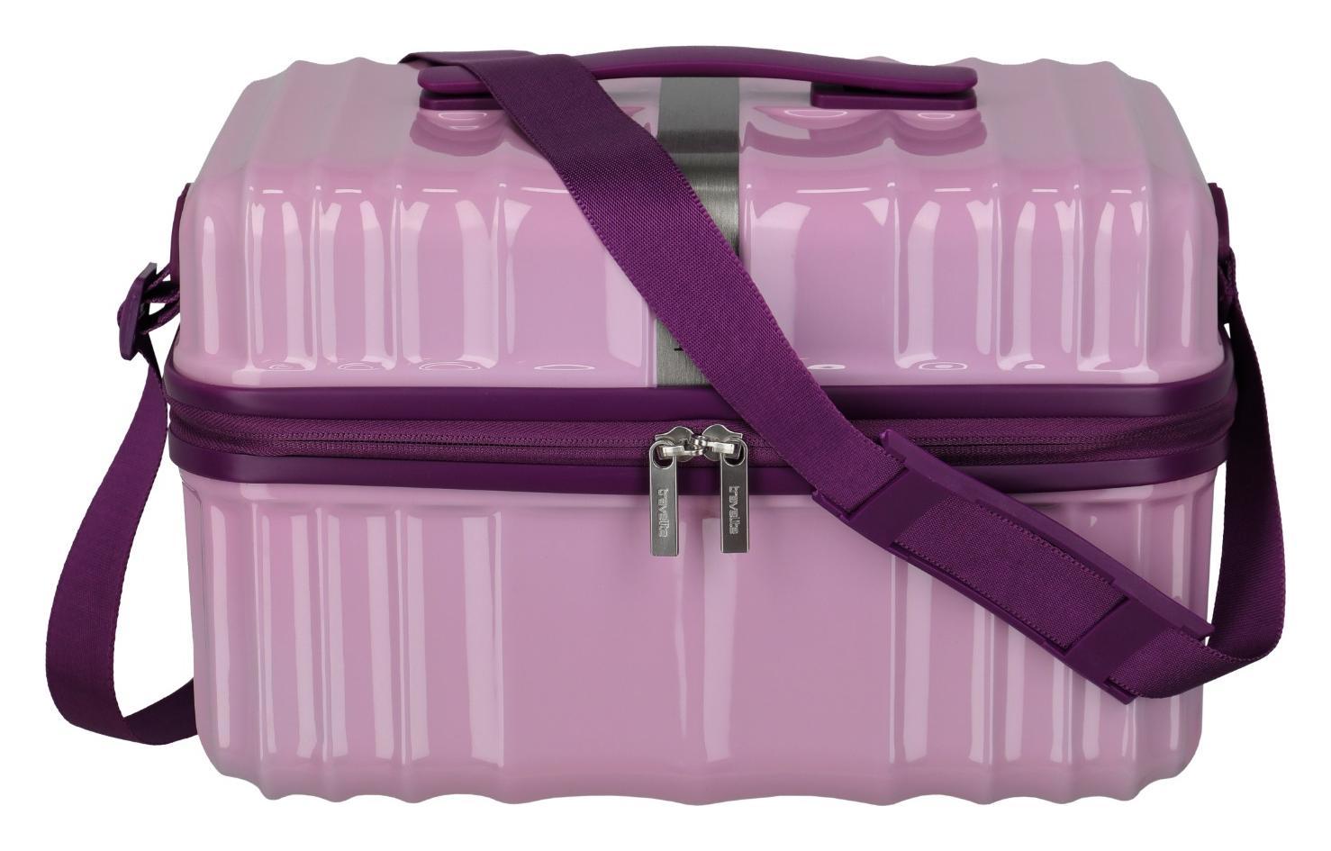 Kozmetický kufrík Travelite Lascana Edition Beautycase Purple Degrade – Obrázok 4