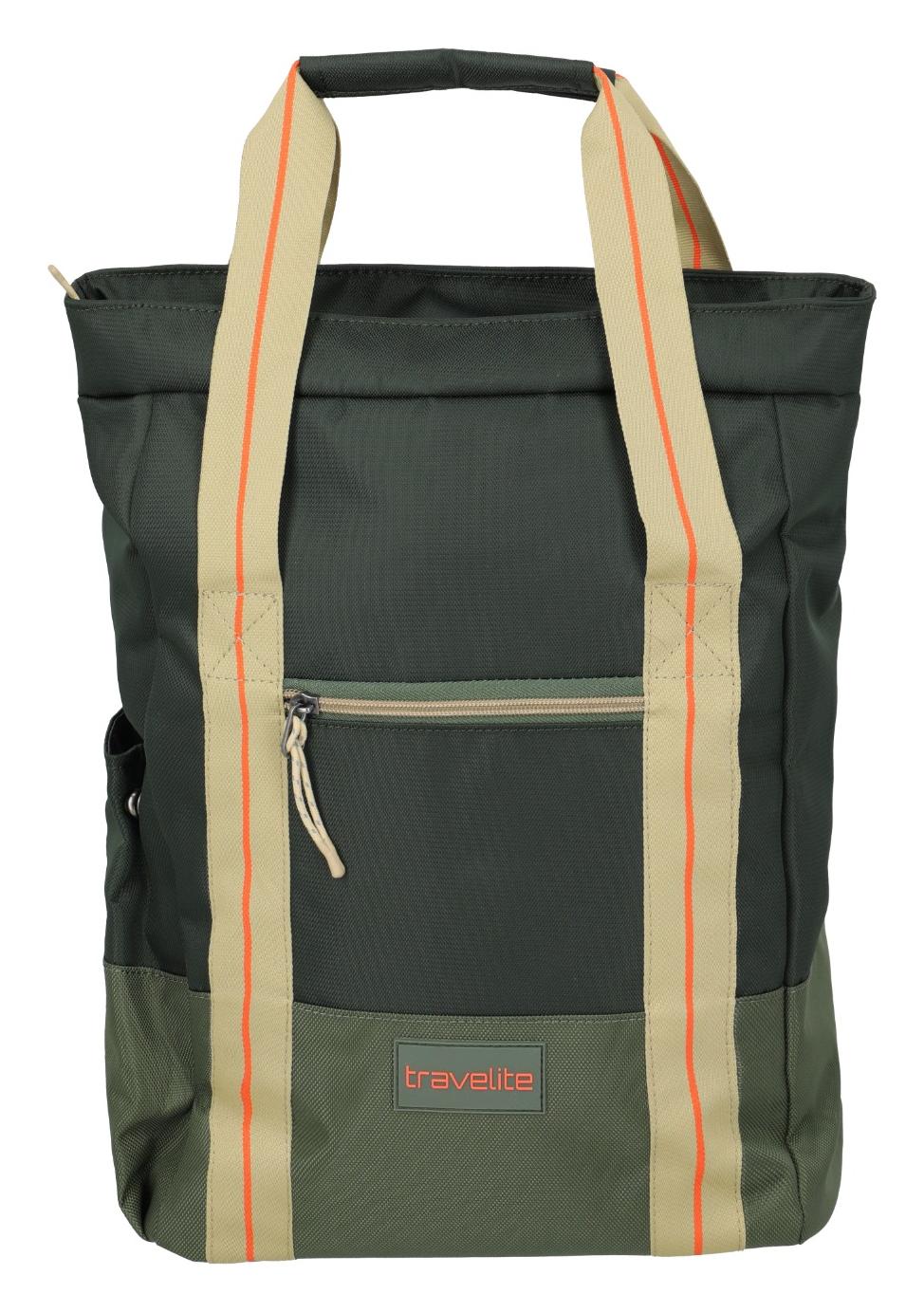Dámsky ruksak a kabelka 2v1 Travelite Color Craze Backpack S Olive Dámsky ruksak a kabelka 2v1 Travelite Color Craze Backpack S Olive
